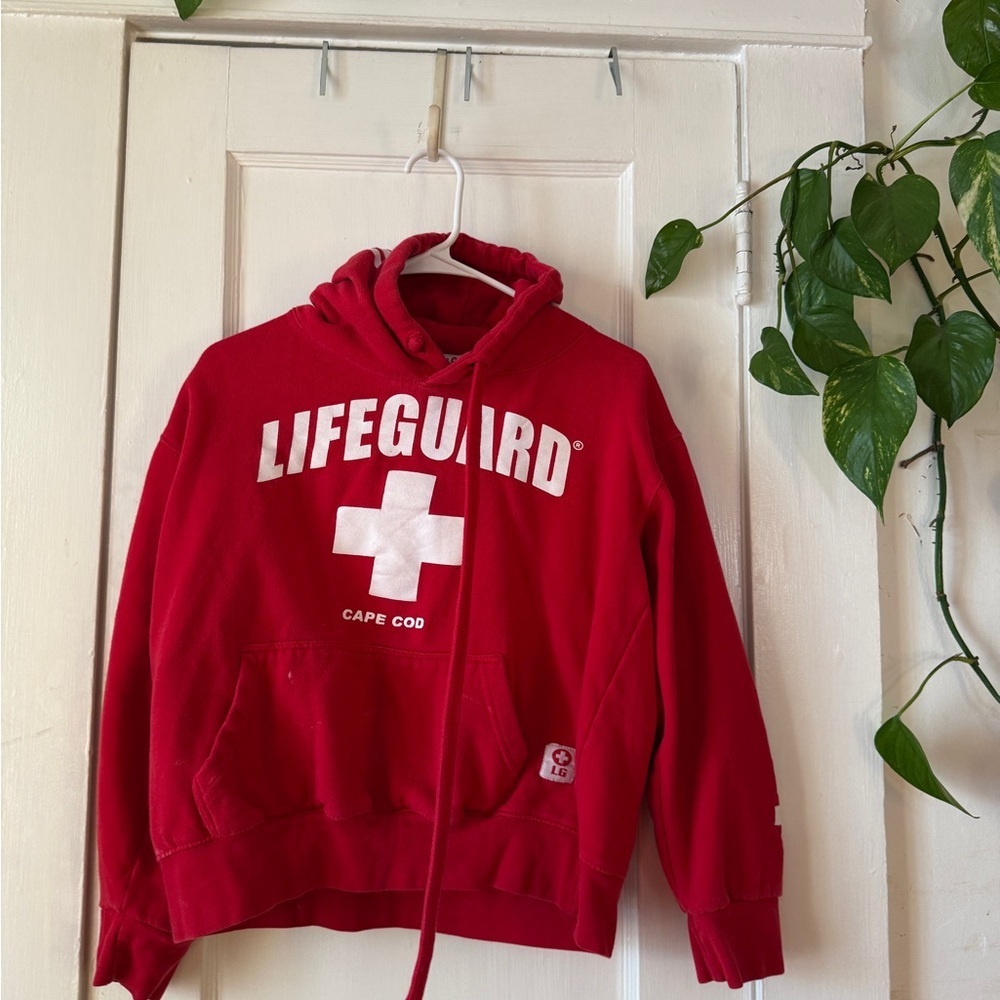 Cape Cod size small Red Lifeguard Hoodie